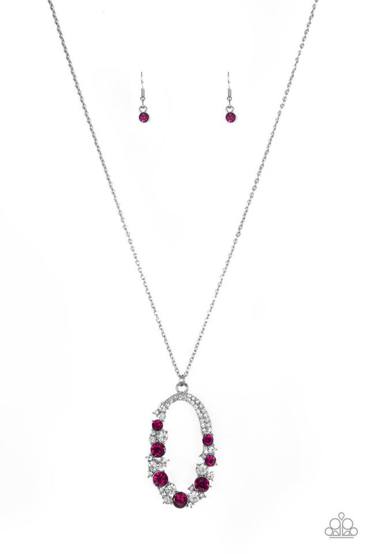Paparazzi Necklaces - Spotlight Social - Pink