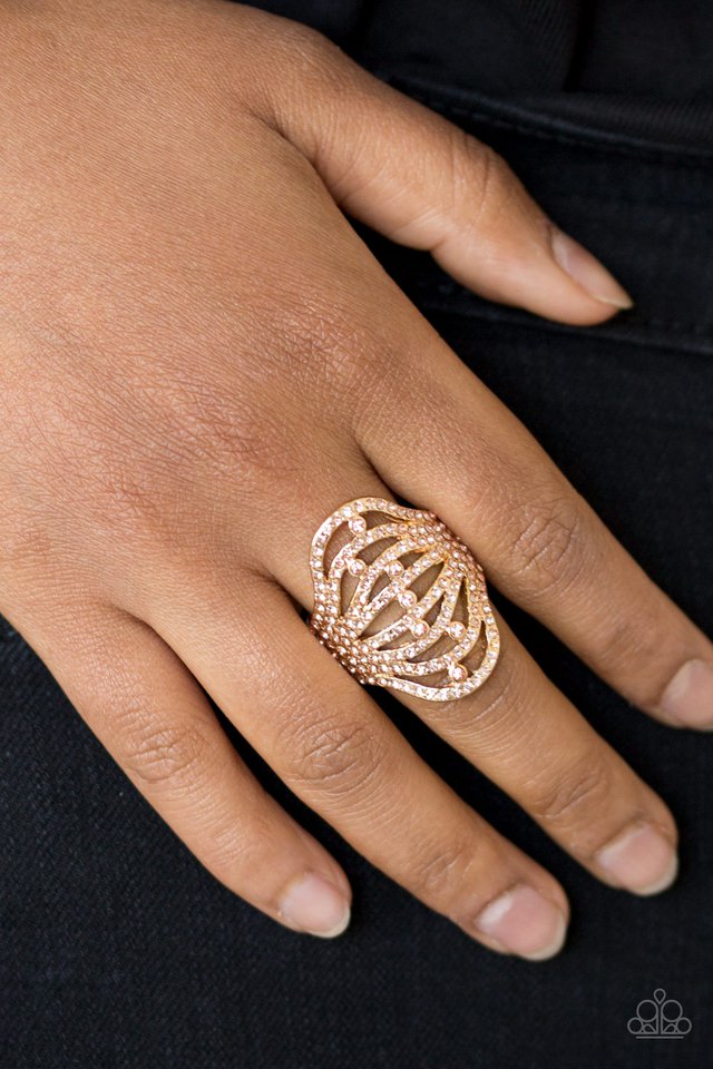 Paparazzi Rings - Stratospheric - Gold