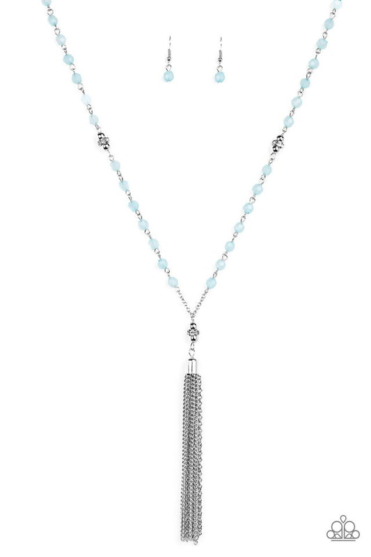 Paparazzi Necklaces - Tassel Takeover - Blue