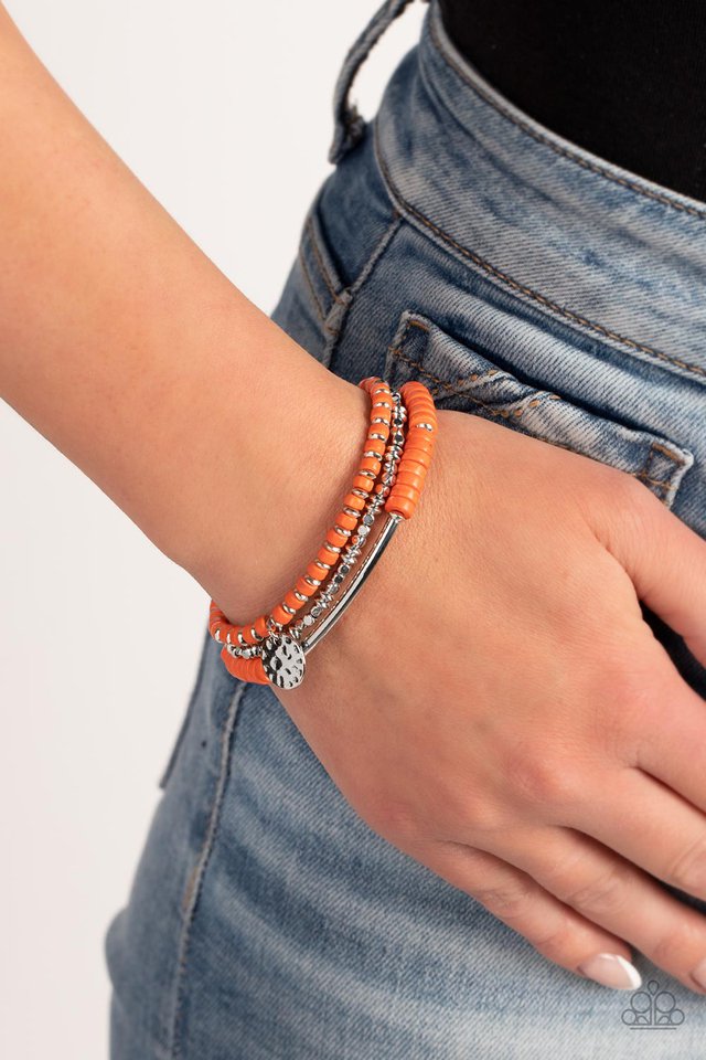 Paparazzi Bracelets - Terraform Trendsetter - Orange
