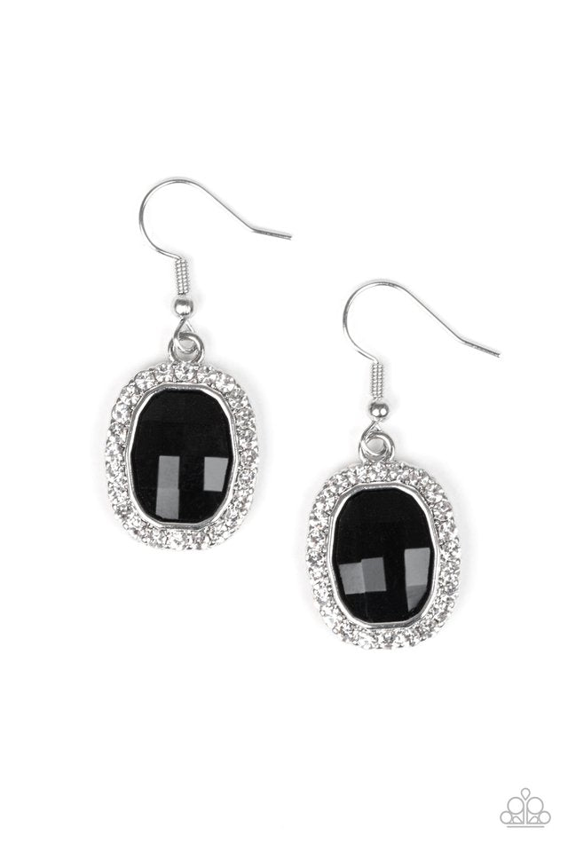 Paparazzi Earrings - The Modern Monroe - Black