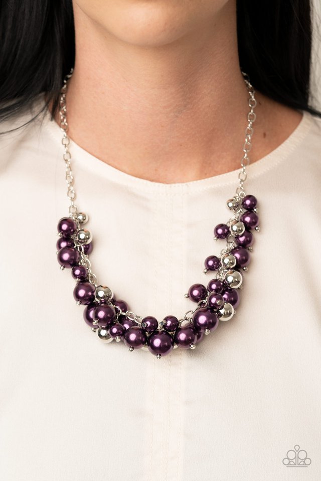 Paparazzi Necklaces - Uptown Upgrade - Purple