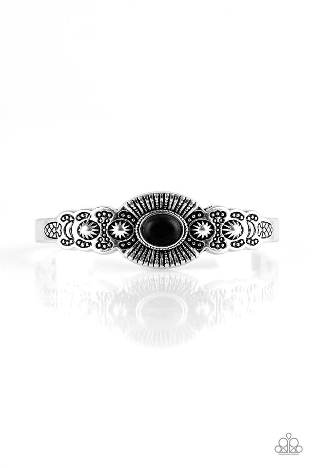 Paparazzi Bracelets - Wide Open Mesas - Black
